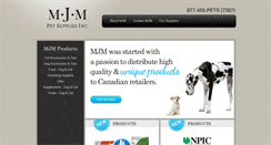 Desktop Screenshot of mjmpet.com