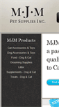 Mobile Screenshot of mjmpet.com
